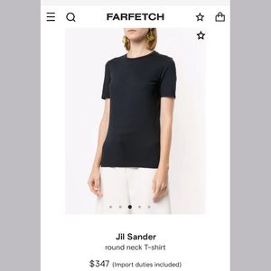 Jil Sander Round Neck T-shirt